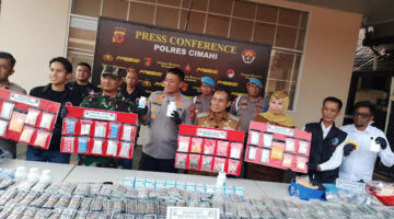 Kerja Nyata Lindungi Generasi Muda, pengamat Apresiasi Kapolres Cimahi dan jajaran Ungkap 506 Ribu Obat Keras